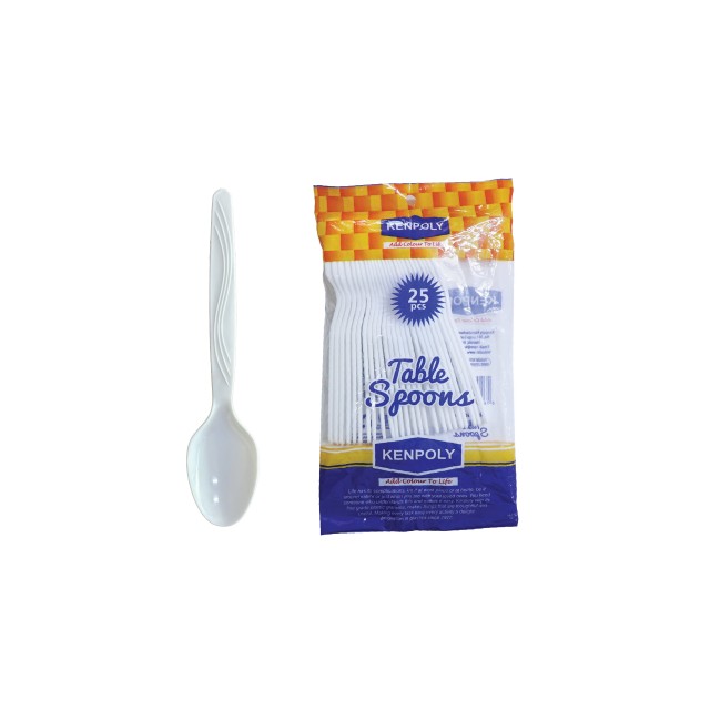 Kenpoly Disposable Table Spoons